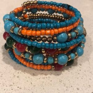 NWT Stack bracelet multi color. One size.